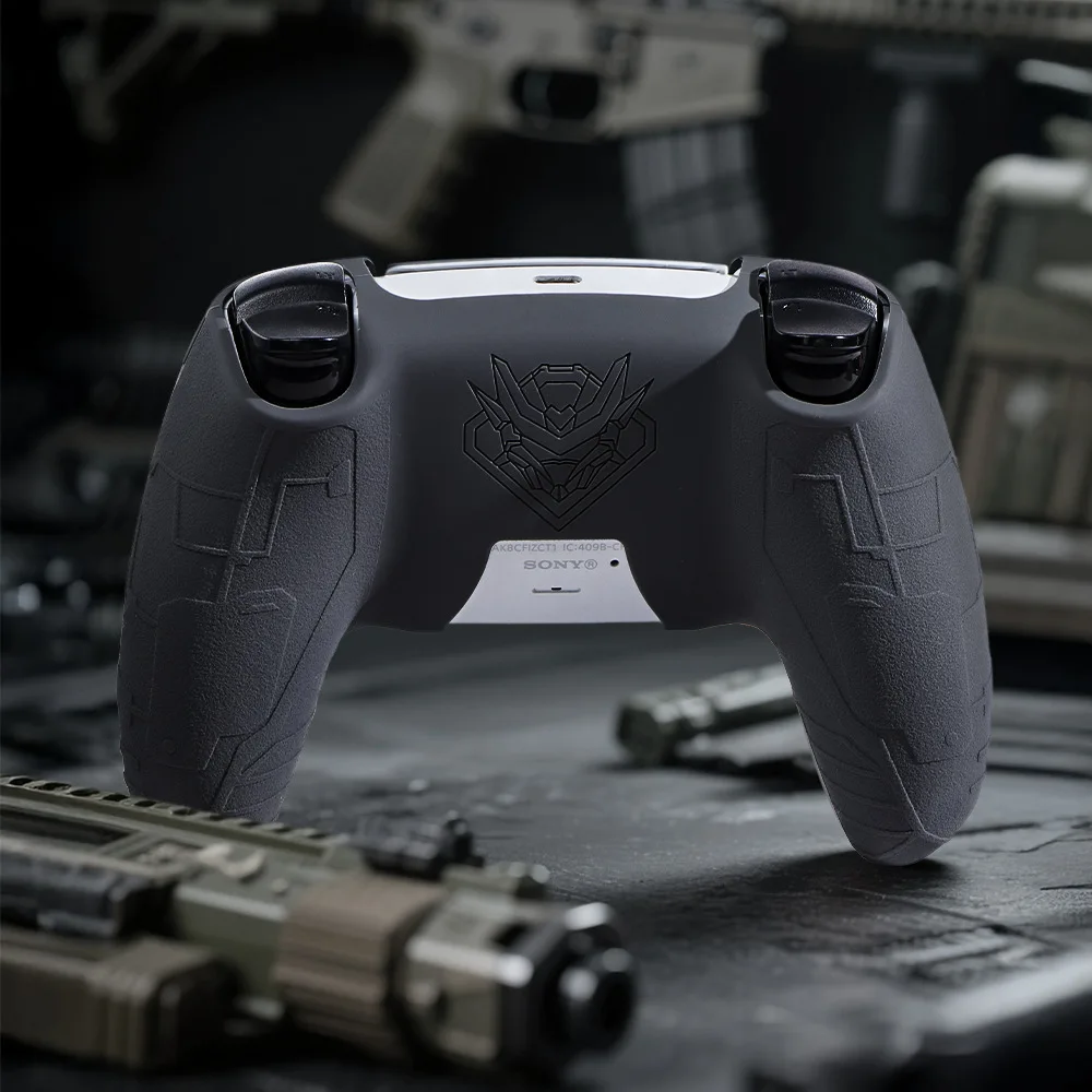 Matte Silicone Soft Protector for Sony DualSense Edge Game Controller Case Tactical Skin with Thumb Stick Grip Cap Cover for PS5 - view 5