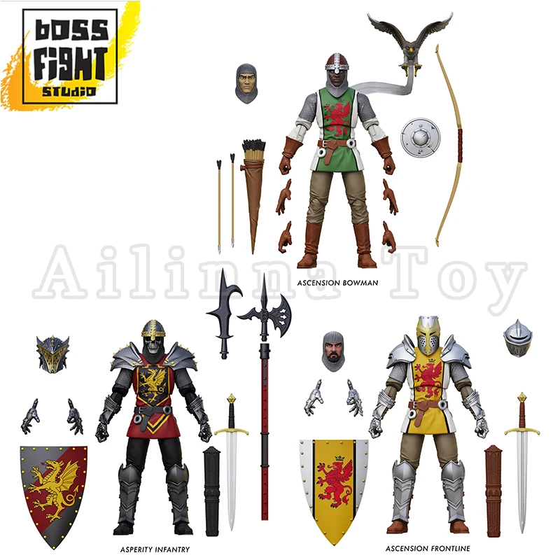 

BFS 1/18 3.75inch Action Figure Vitruvian H.A.C.K.S. Ascension Bowman Psychic Scout Asperity Infantry Anime For Gift