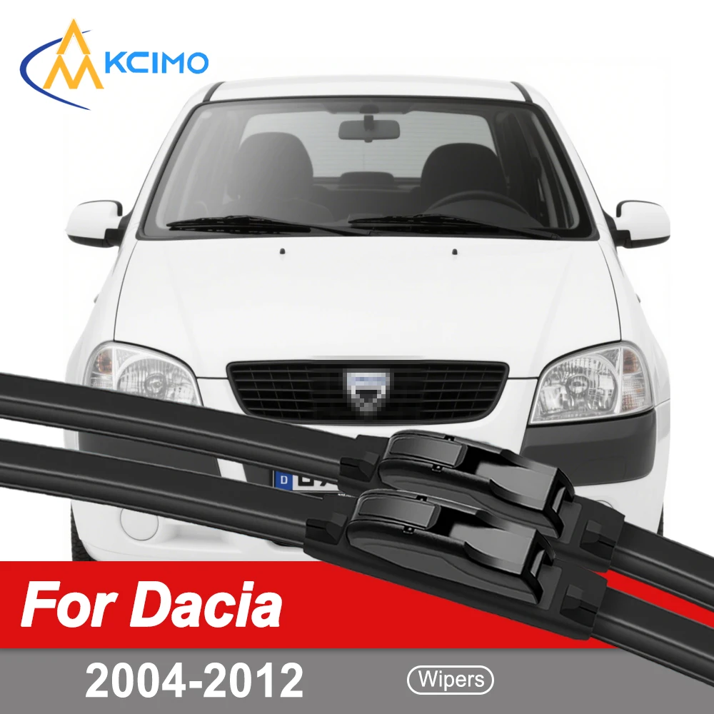 

Car Wiper Blade Blades For Dacia Logan L90 U90 F90 2004-20012 Windshield Windscreen Clean Naturl Rubber Cars Wipers Accessories