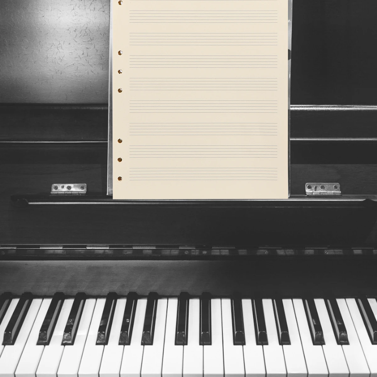 

Five-Line Staff Paper Refill 3Mm Spacing 10 Rows Smooth Writing No Bleed Easy Erase Blank Music Manuscript Notebook For