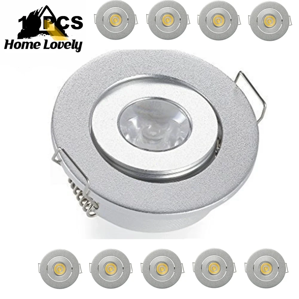 

10PCS Dimmable Recessed COB LED Spotlights 3W LED Ceiling Lamps AC85~265V LED Ceiling Spot Lights Indoor Lighting