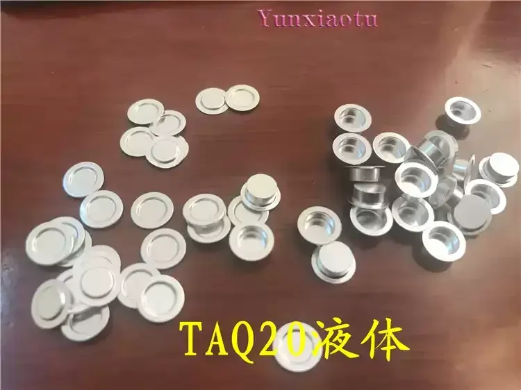 100 sets per box/aluminum crucible/DSC/thermal analysis/thermogravimetric/differential heat/sample dish/