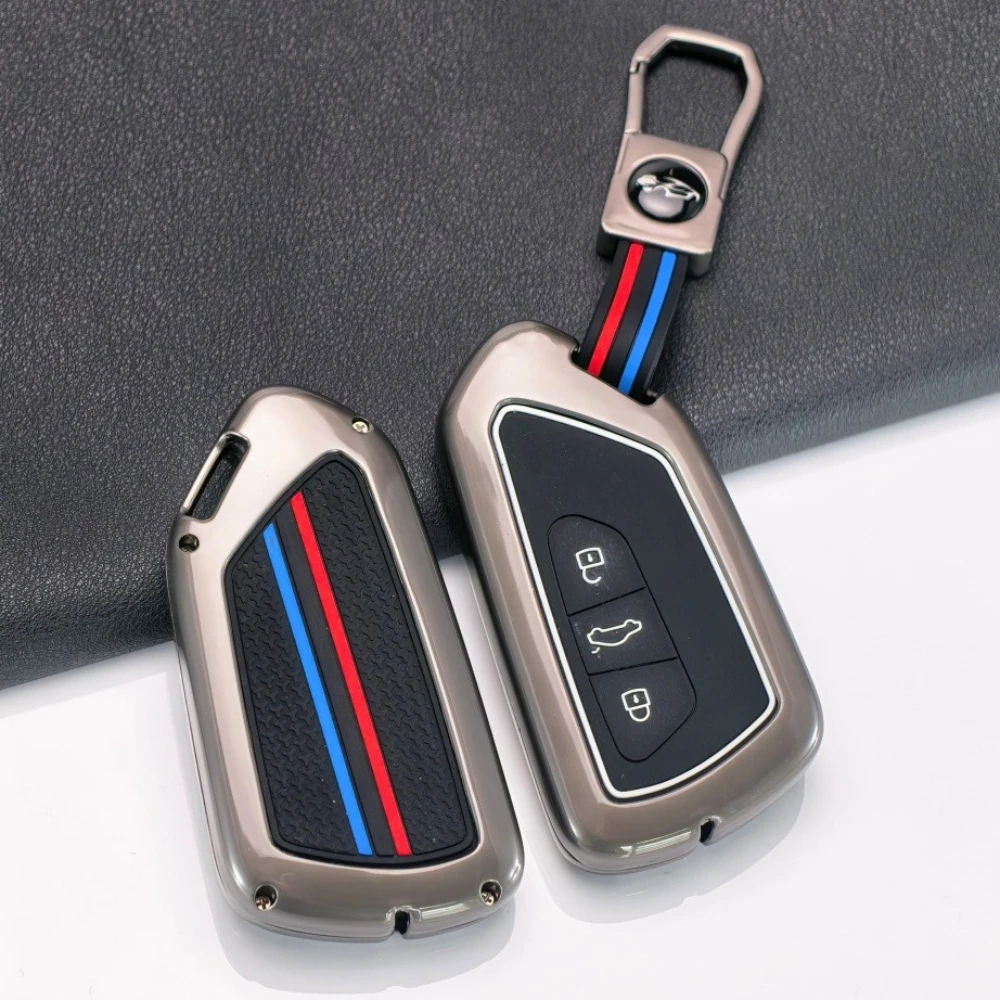 Zinc Alloy Key Case Remote Car Key Cover For Seat Leon Mk4 Cupra Formentor For Skoda Octavia A8 MK4 Mk8 For VW Golf 8 GTI ID 4