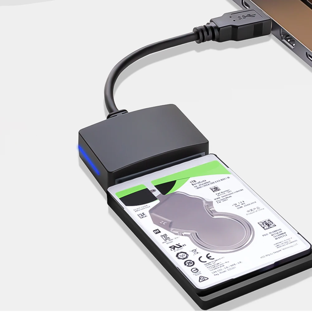 Kabel adapter SATA na USB 3.0, kabel SATA na USB, adapter USB 3.0 na dysk twardy SATA do transferu danych z dysków HDD/SSD 2,5 cala