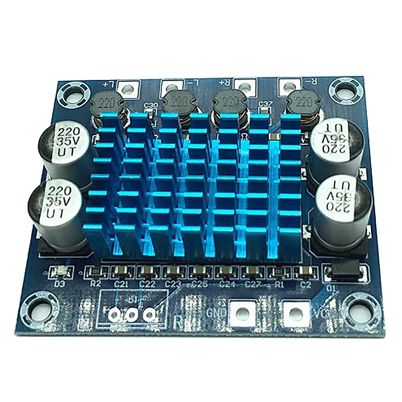 XH-A232 Placa Amplificadora De Potência Digital, Placa De Amplificador De Potência De Áudio De Alta Potência De Canal Duplo, Classe D, 30W + 30W