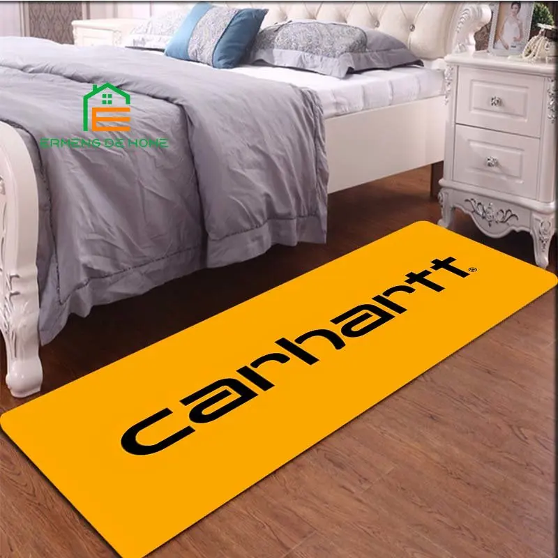 Carhartt Pattern Carpet Rug Door Mat 3D Printing Carpet Hall Bedroom Cold Fashionable Carpet 8 Sizes