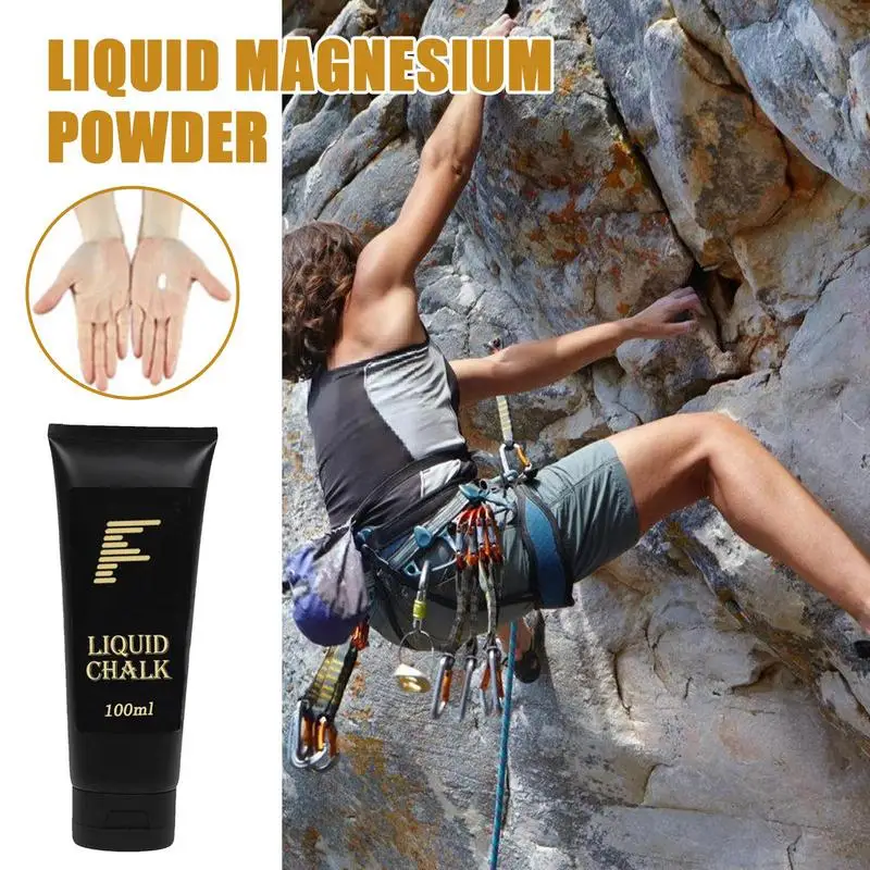 30/50/100ml Liquid Chalk Gym Sports Magnesium Powder Fitness Weight Lifting Anti Slip Cream Grip Weight Lifting Rock Climbing