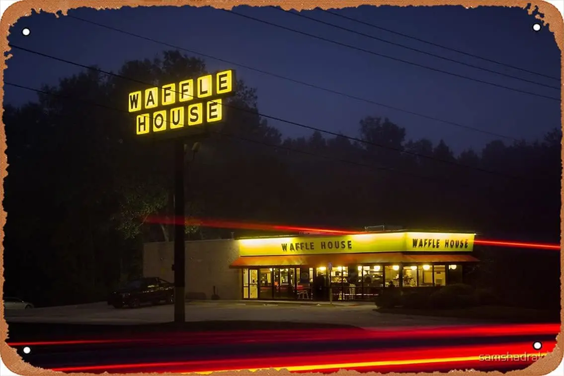 Waffle House #1081 Poster Metal Tin Sign 8