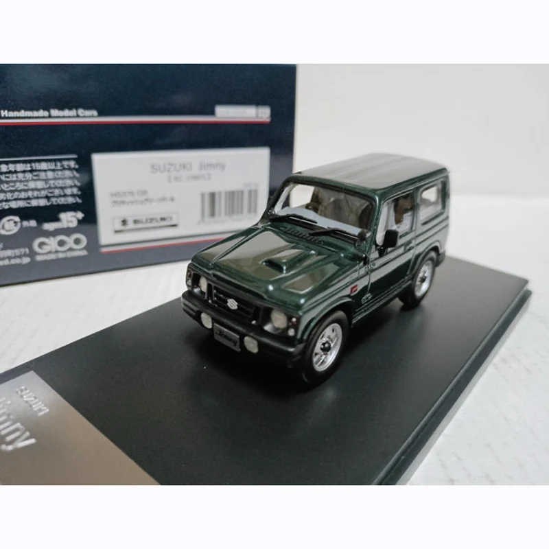 

Приветная история 1/43 Jimny XC 1997, зеленая смоляная модель спортивного автомобиля, классический сувенир для взрослых, подарок, статический дисплей
