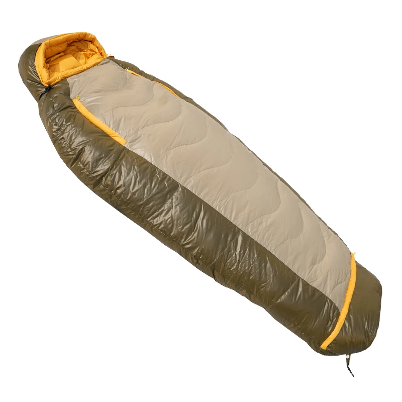 Manufacture High Quality Cold Weather Mummy  Lightweight Sleeping Bag for Backpacking Waterproof Portable Camping Hiking