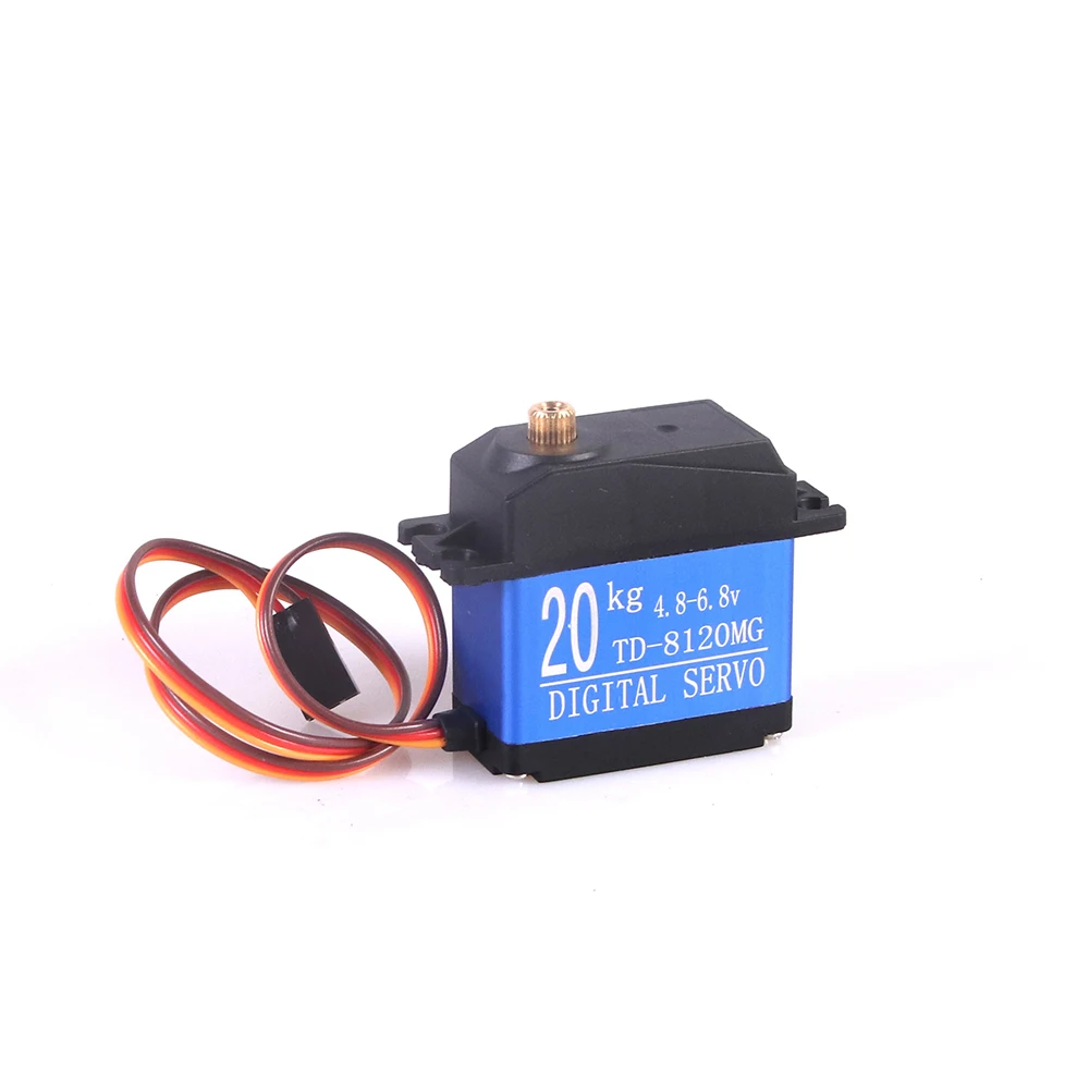 Waterproof 20KG 25KG Servos 180 270 Degree Large Torque Digital Servo Metal Gears 25T Arm For RC Car Truck