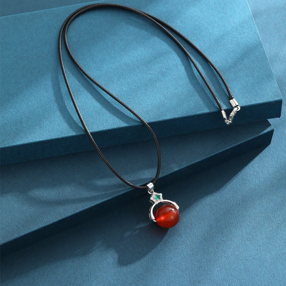 

Wax rope, black leather rope, necklace rope, zircon pendant, pendant rope, jade pendant rope, pendant rope