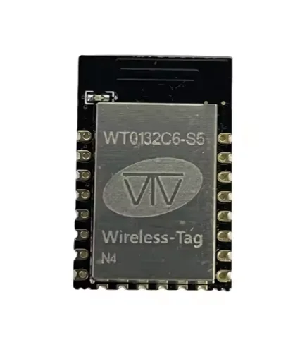 

WT0132C6-S5 IoT Wireless Module | Wi-Fi 6/Bluetooth 5.3/Zigbee 3.0 | 160MHz ESP32-C6 Core for Smart Home & Industrial Automation