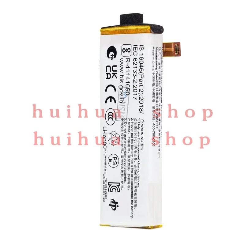 For new  DJI Osmo pocket 3 pocket gimbal camera 3rd generation battery BHX212 zm