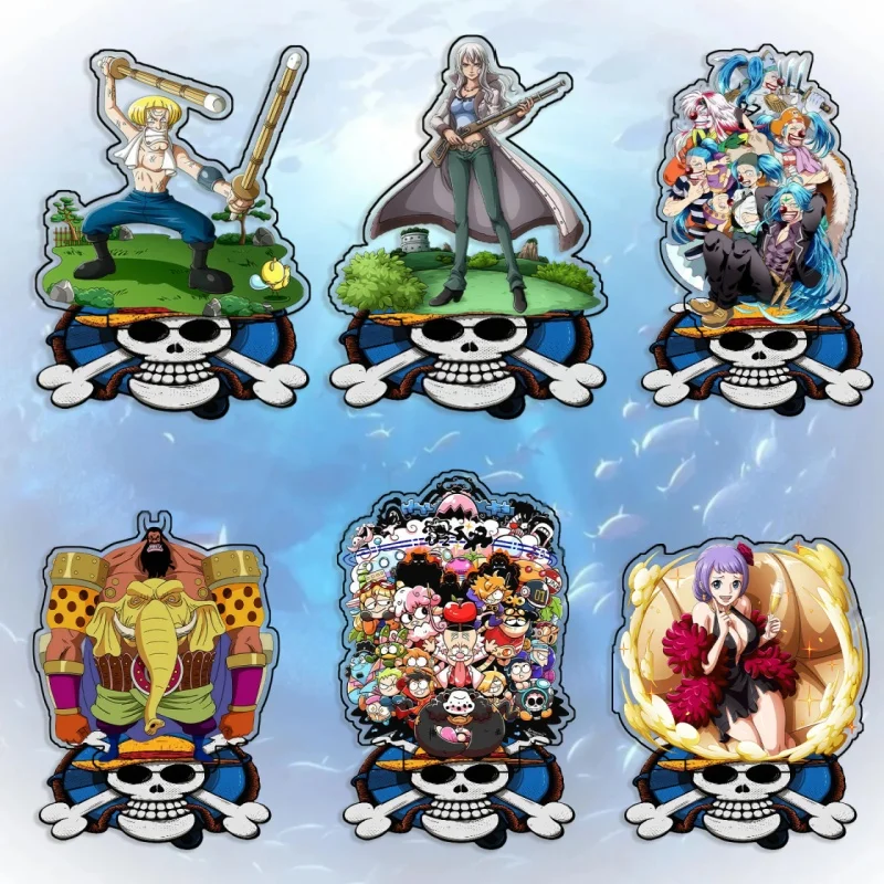 Standing Sign for OPCG OP Whitebeard Olvia Nico Big Mom Self Made Cartoon Anime Game Desktop Decoration Toy Fans Gift 15cm