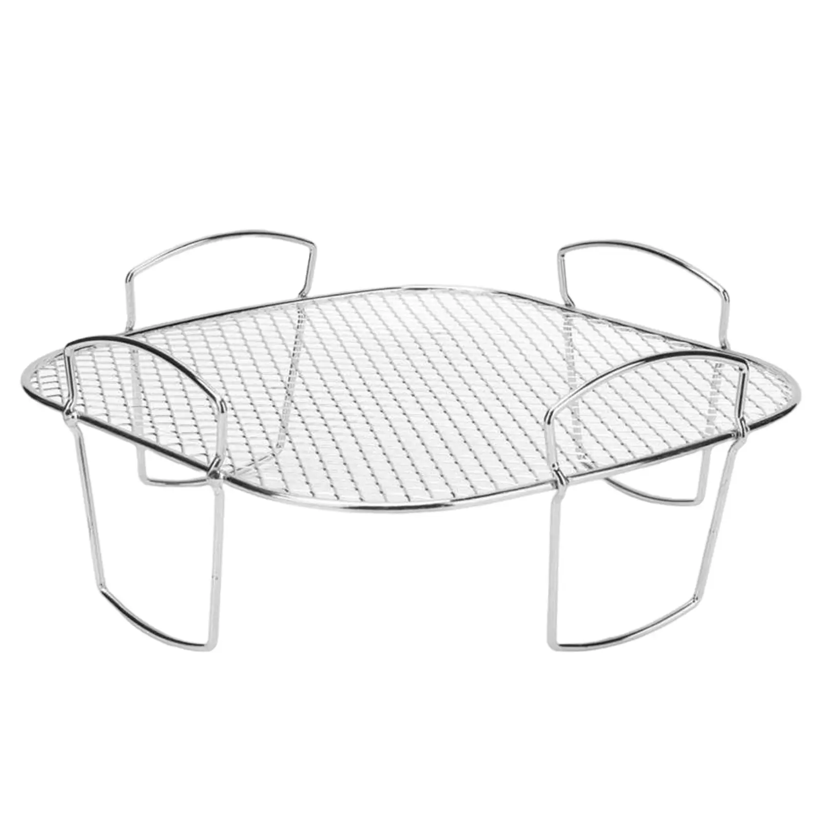 그릴 랙 내구성 있는 오븐 냉각 선반 프라이어 액세서리 사각 에어 프라이어 랙