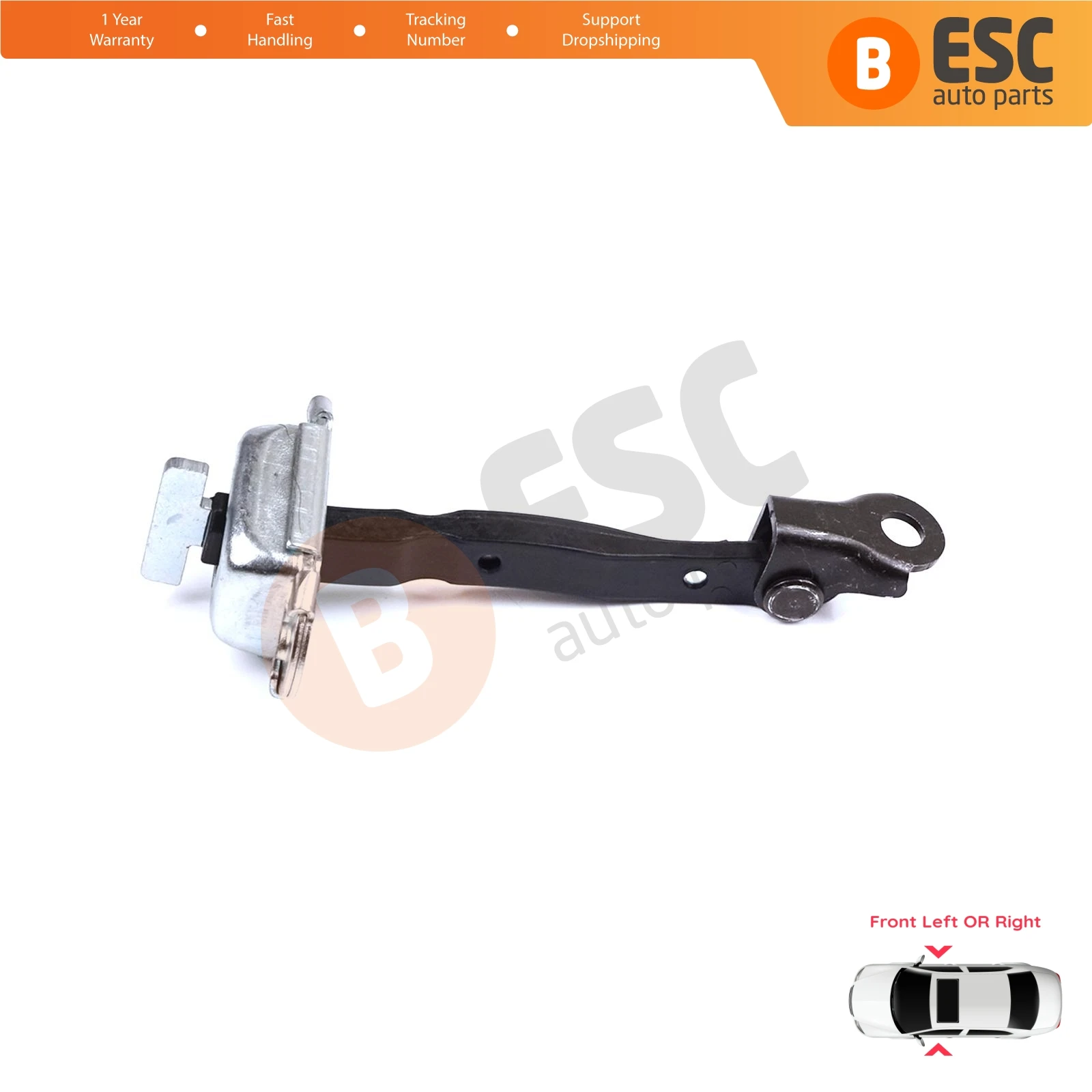 EDP1367 Front Door Stop Check Assy Limiter Strap for Toyota Yaris Vios Vitz Belta MK2 P9 XP9 XP90 2005-2013 686100D040