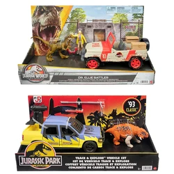 Jurassic World Legacy Collection DR Ellie Sattler Jurassic Park 93th Classic Track Explore Vehicle Set Dinosaur Figurine Model