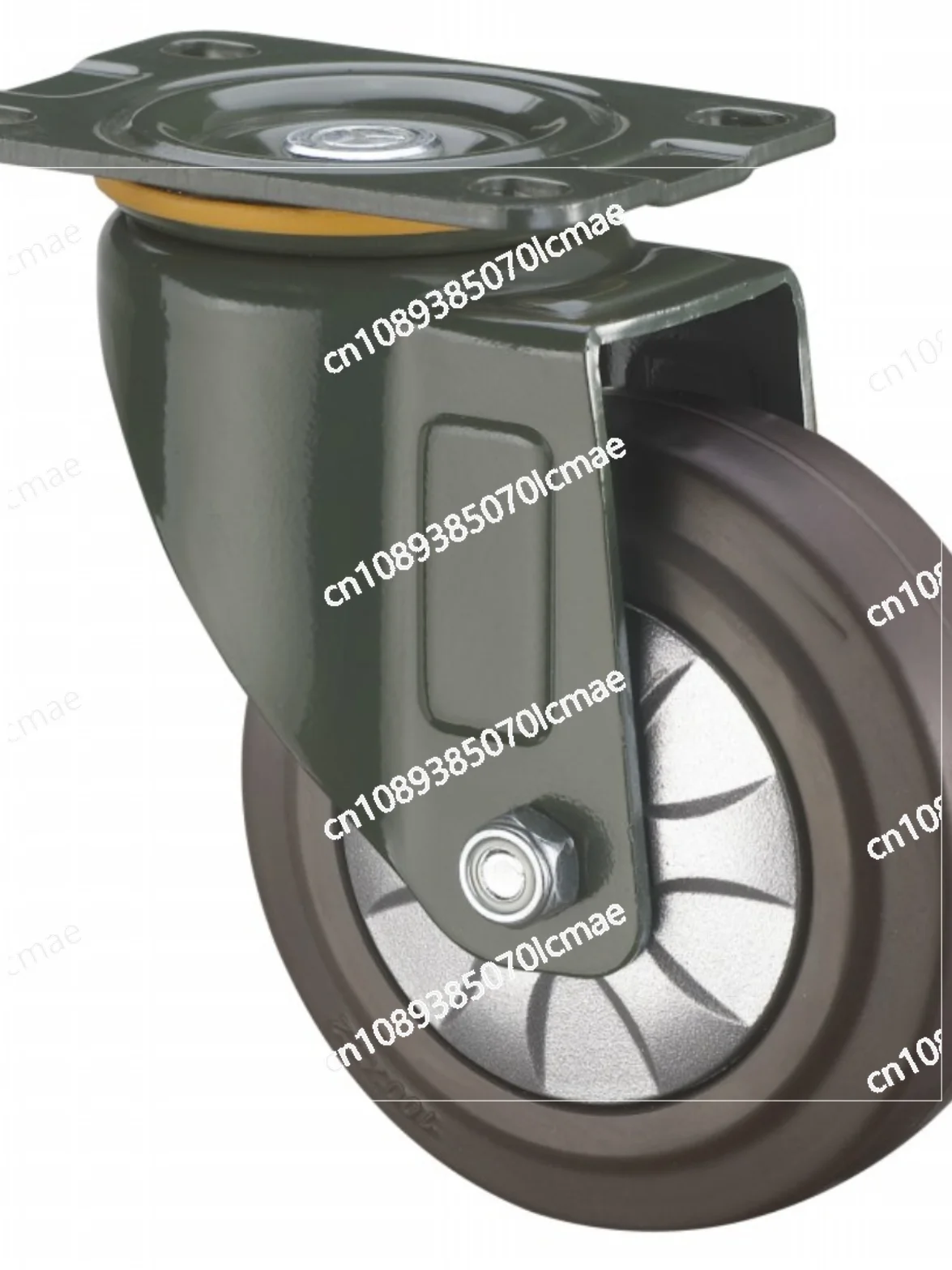 Wheels, ultra quiet rubber universal wheels, dining cart, handcart, wear-resistant pulleys, roller 2345 inches