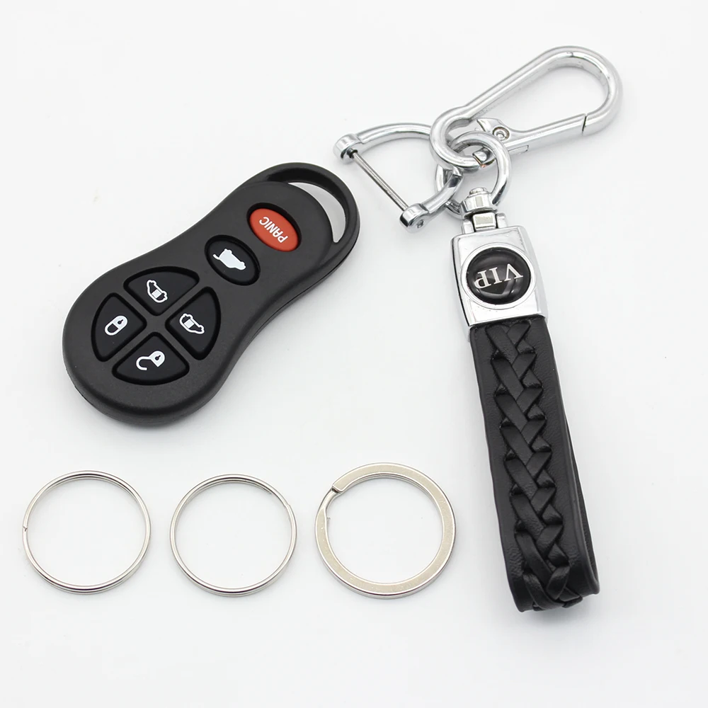 Xinyuexin 5/6 Button Remote Car Key Shell Replacement for Chrysler PT Cruiser Town & Country Dodge Ram 1500 Caravan Jeep Keyless