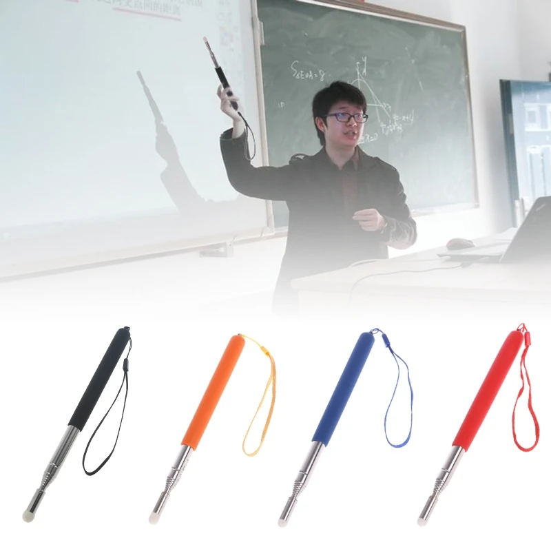 Extendable Teachers Hand Mini Telescopic Teaching Pointers Whiteboard Pointers for Handheld Presenter Classroom 96BA