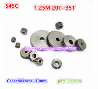 #45 carbon steel 1.25modulus 1.25M 20T~35T Spur gear ,metal gear~
