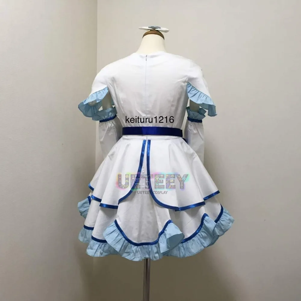 UETEEY Cos جودة عالية PreCure علاج زي علاج الأبيض تأثيري حلي يوكيشيرو هونوكا زي #4