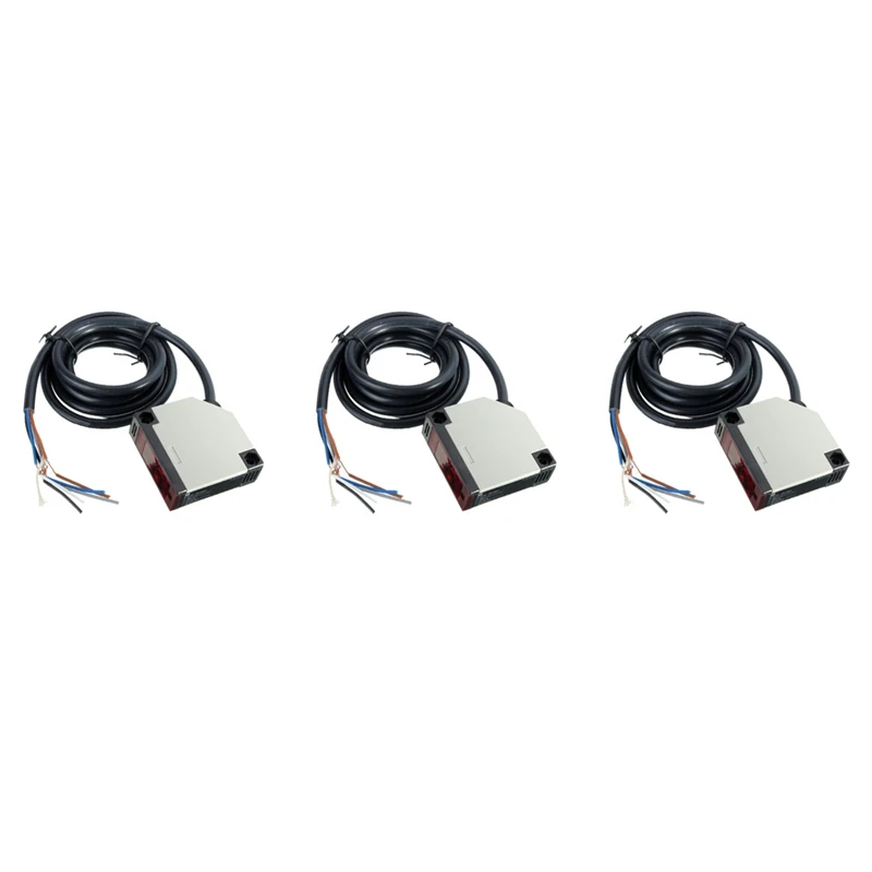 3X Specular Reflection Photoelectric DC12-24V 3A E3JK-R4M1 Sensor Switch With Screws