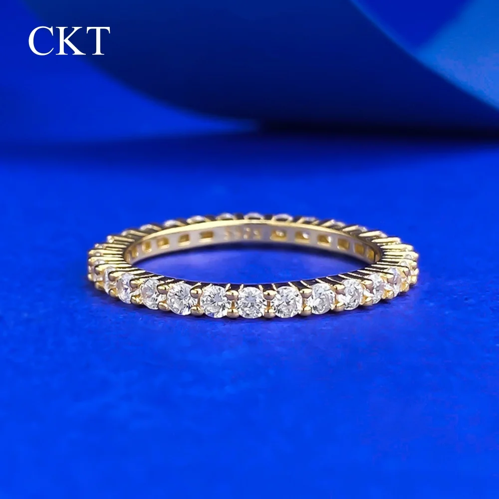 

CKT 100% настоящее серебро 925, лабораторный сапфир, муассанит, бриллиант, драгоценный камень, кольца для свадебной вечеринки, ювелирные изделия, оптовая продажа
