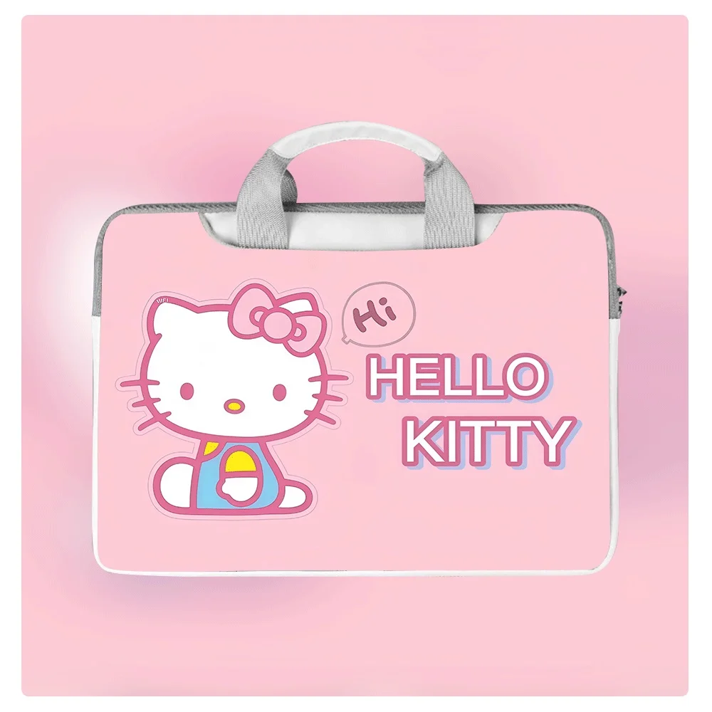 

Сумка для ноутбука Hello Kitty Flower 12, 13,3, 14, 15, 16 дюймов, противоударный защитный чехол с индивидуальным принтом для ноутбуков MacBook, Dell, HP, Lenovo