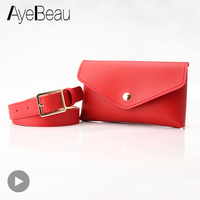 Small Fanny Waist Bag Pack For Women Mobile Phone Mini Belt Wallet Purse Pouch Belly Banana Ladies Kangaroo Bum Hip Side Bolsas