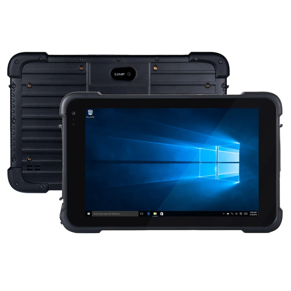 8\'\' Rugged Windows10 Tablets with 1D 2D Barcode Scanner QR Code Read Handheld Industrial Computer PDA Scanner NFC RFID Tablet PC