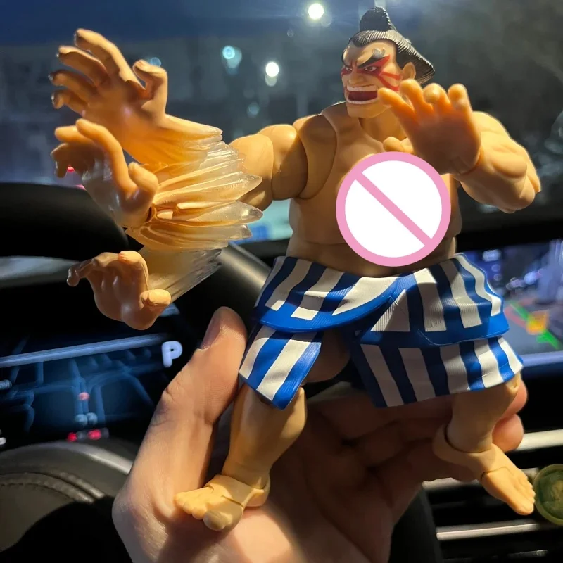 

In Stock Jada Toys Street Fighter 2 Edmond Honda 1/12 Scale Articulated Action Figure Sumo Collectible Model For Anime Game Fans