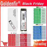 M2 SSD NVMe 256GB Goldenfir M.2 PCIe 128GB 120GB 512GB 1T Solid State Disk 2280 Internal Hard Drive for Laptop Desktop TLC/QLC