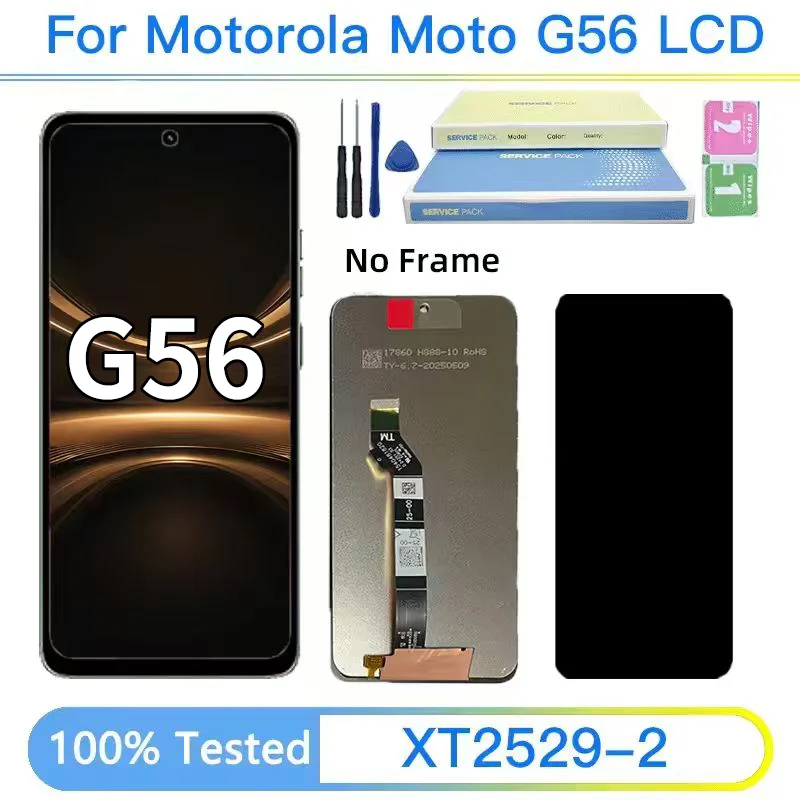 XT2529-2, XT2529-1 Premium LCD do Motorola Moto G56 5G Wyświetlacz Ekran Dotykowy Digitizer Panel Zestaw Ekran LCD G56