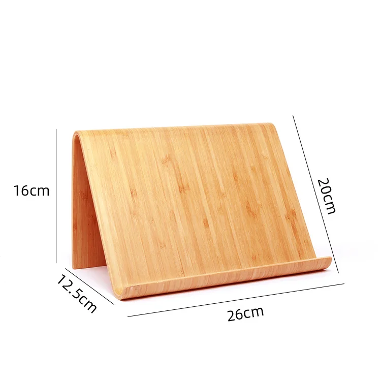 Wood For iPad storage and learning stand, flat panel, Nordic style lazy person's stand, kitchen tabletop stand