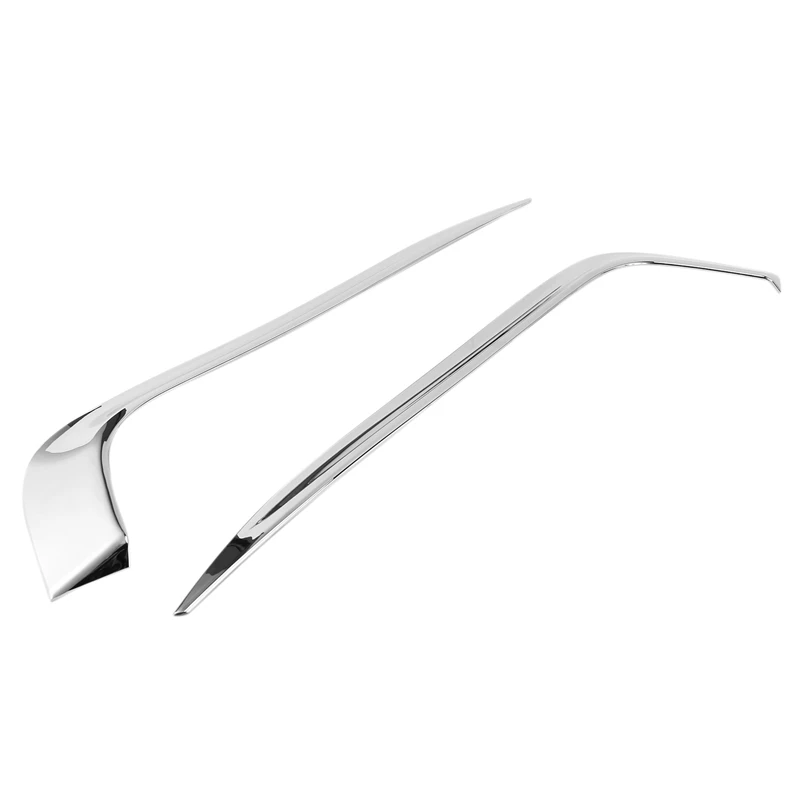 

Front Fog Light Eyelid Strips Molding Trim Fog Light Eyelid Eyebrow Cover Trim For Honda Civic 2016 2017 2018