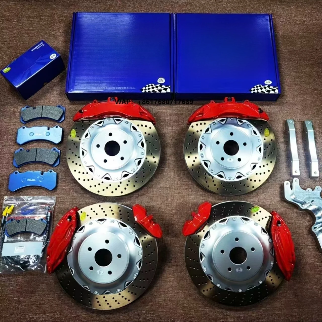 

New Big Brake Kit 6 Piston V6 Kit 18 19 Inch Wheels 355mm Disc for E46 E92 F36 Fortuner Golf Tiguan R Brake Disc