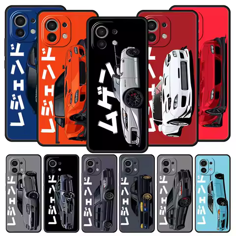 Case For Xiaomi Poco X4 X3 NFC F3 F4 M3 M4 Mi Note 12T 10 11 Ultra 11T 13 Pro 10T 12 Lite 9T 5G Cover JDM Tokyo Drift Sports Car