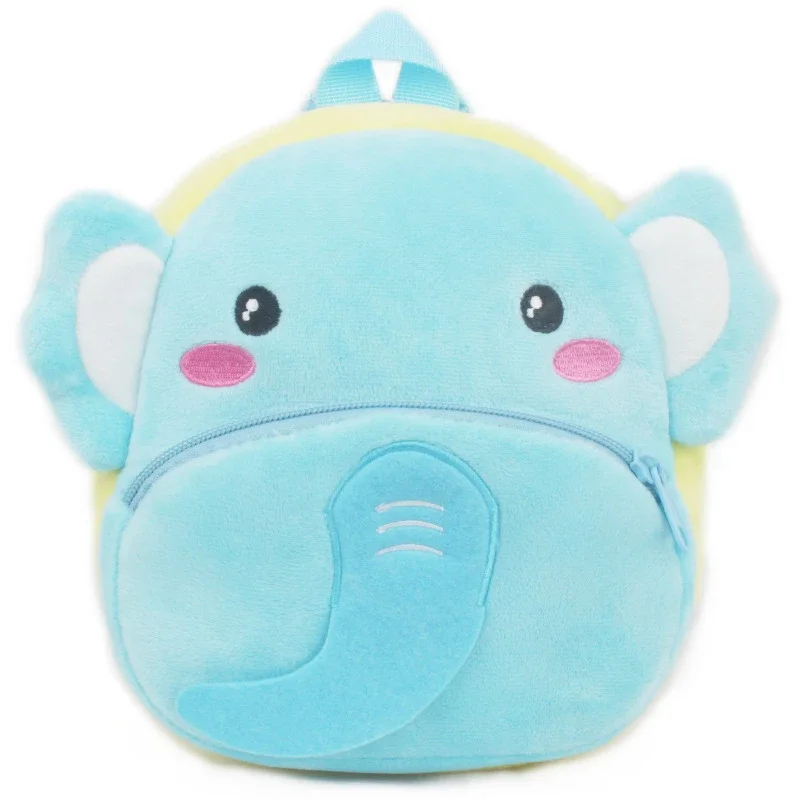 Mode enfants sacs d'école 3D dessin animé impression peluche enfants sac à dos maternelle garçons et filles sacs d'école Mini sac à dos livre sac