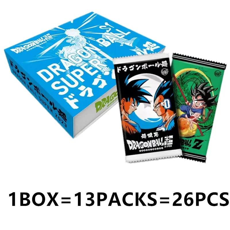 2024 Dragon Ball DAIMA karty błyszczące syn Goku Saiyan Vegeta Anime Battle Booster Box gra dla dzieci kolekcja kart zabawka podarunkowa