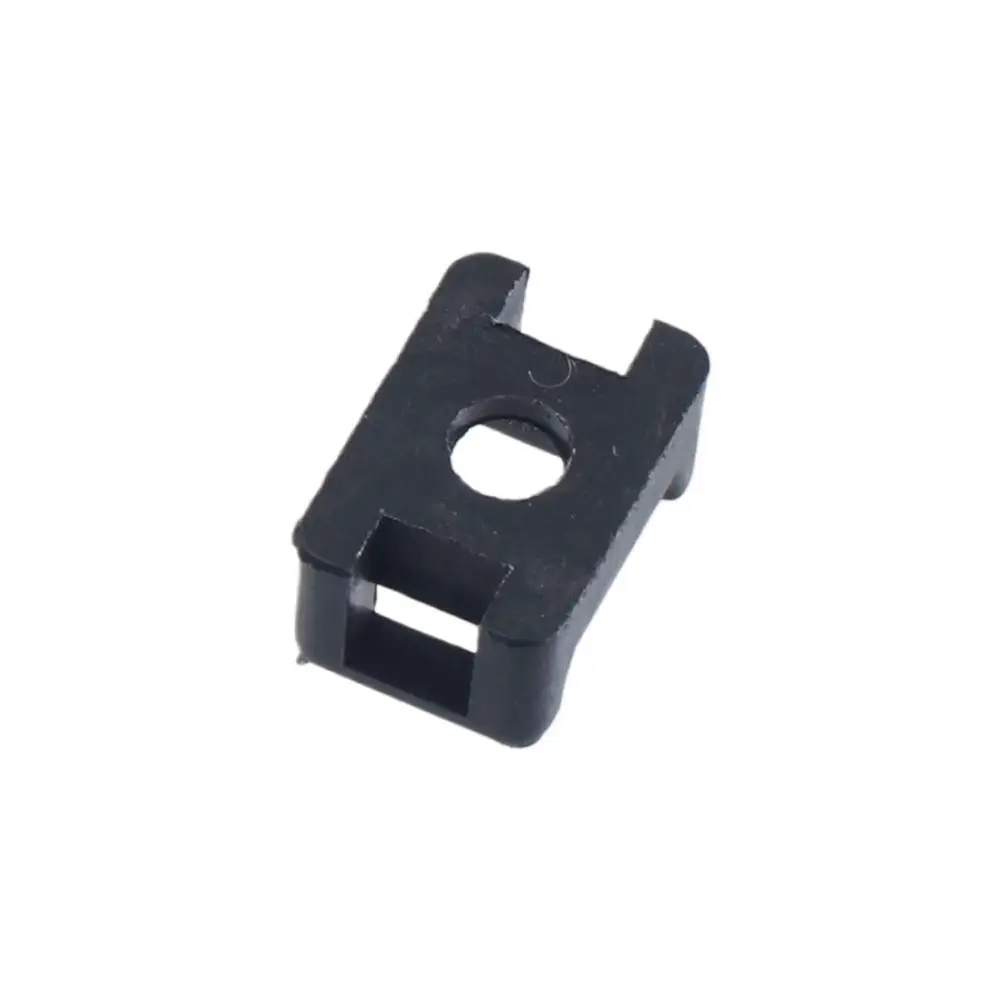 Supporto per cavo con base per montaggio a sella da 4,5 mm con fascetta nera