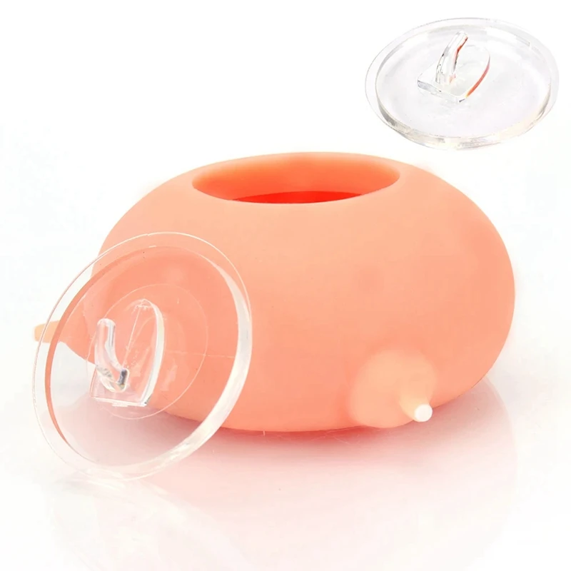 Silicone 3 Teats Simulation Nipples Pet Feeder Bubble Milk Bowl Feeder Newborn Kittle Puppy Nursing Drink Food Dispenser