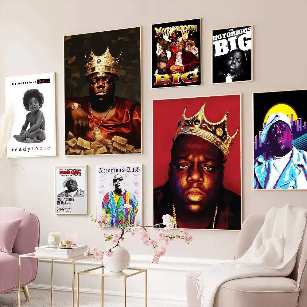 Biggie Smalls Musikalbum, gute Qualität, Drucke und Poster, Vintage-Zimmer, Zuhause, Bar, Café, Dekor, ästhetische Kunst, Wandgemälde