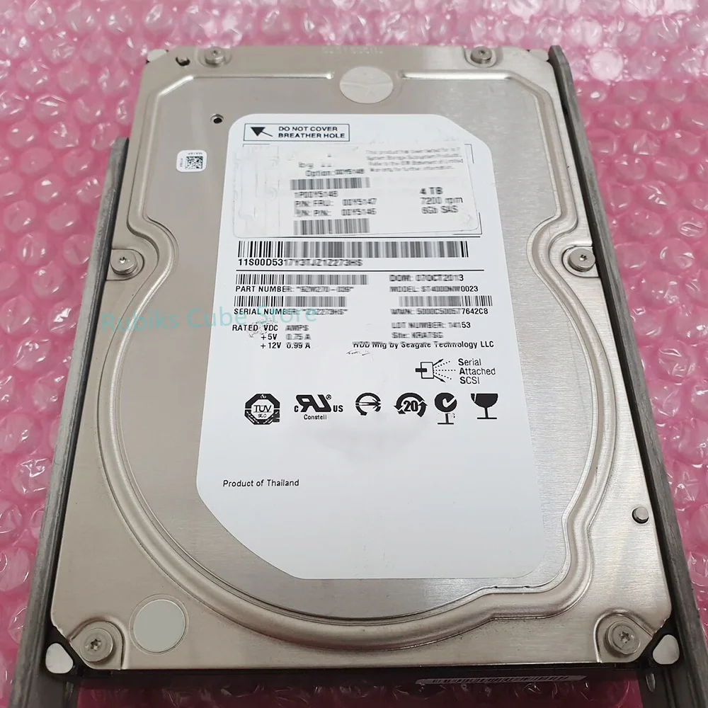 Для жесткого диска IBM DS3500 DS3512 DS3524 00Y5147 00Y5148 4T 7,2K SAS 3,5 дюйма