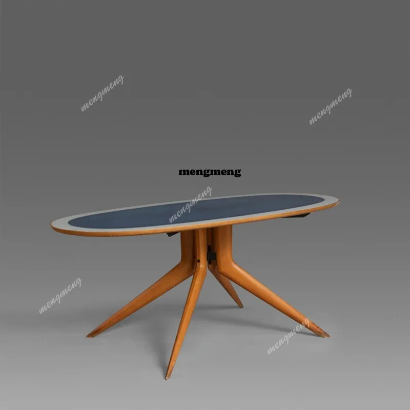 Beech Wood Oval Dining Table Dining Chairs Household Beech Wood Oval Dining Table