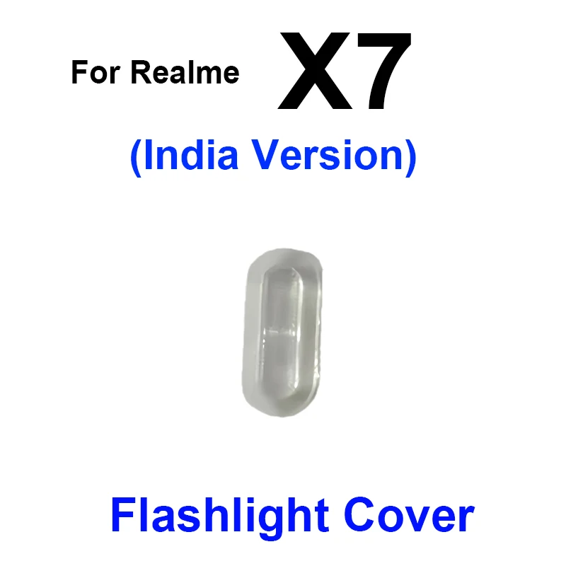 Flashlight cover For Realme X7 X50 X50M 5G Rear Flash Light Cover Back Flashlight Lamp Shell Holder Replacement Repair Parts