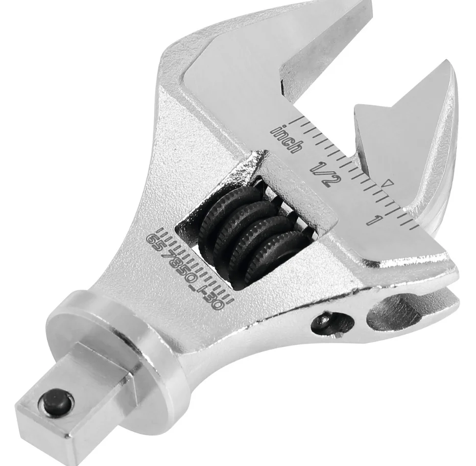 Industrial Plug-in Torque Wrench Head Adjustable Cost-effective OEM Chrome Vanadium Steel Hoffman