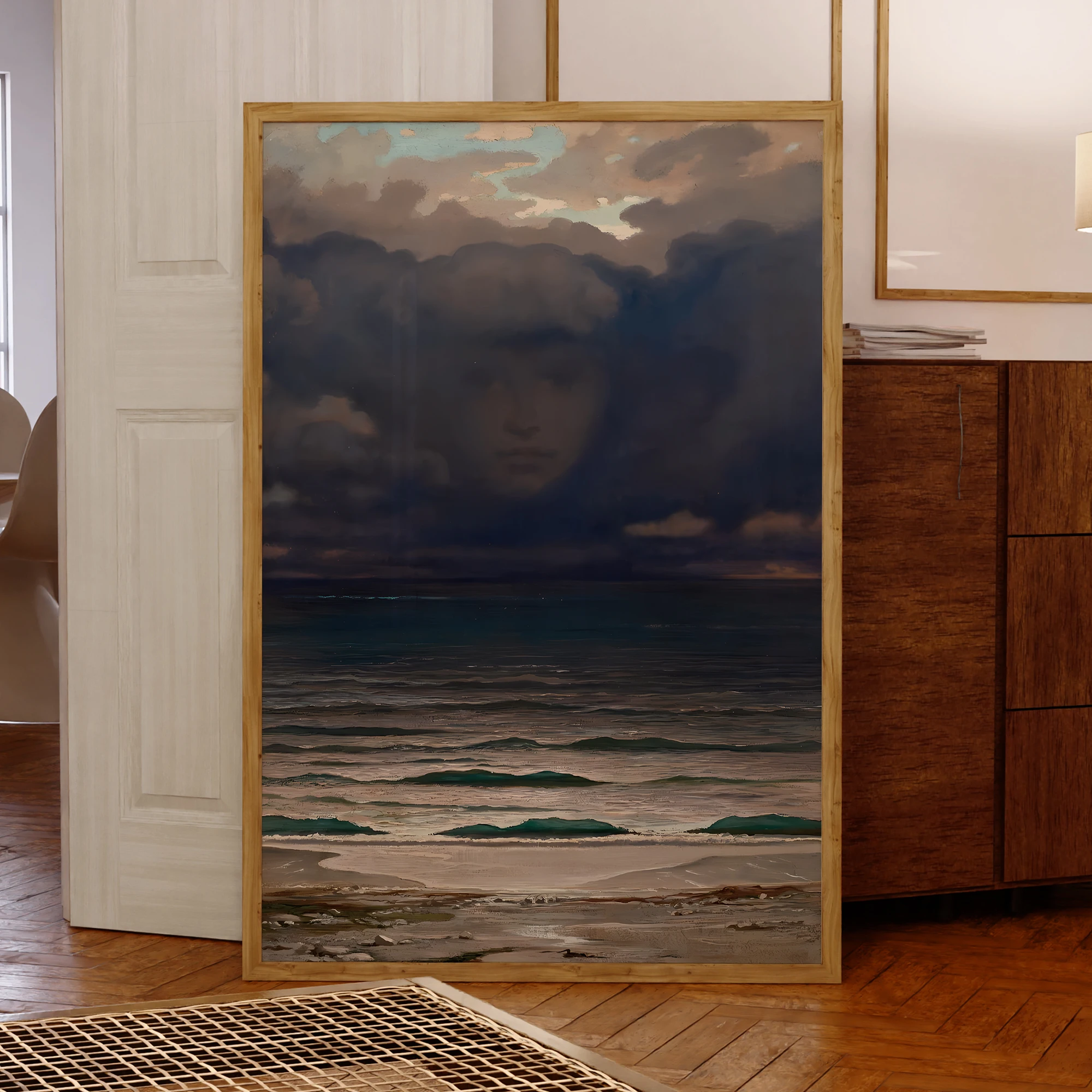 Vintage Memory von Elihu Vedder Wandkunstdrucke Leinwand Malerei Poster Bild für Wohnzimmer Wasserdicht Home Decor