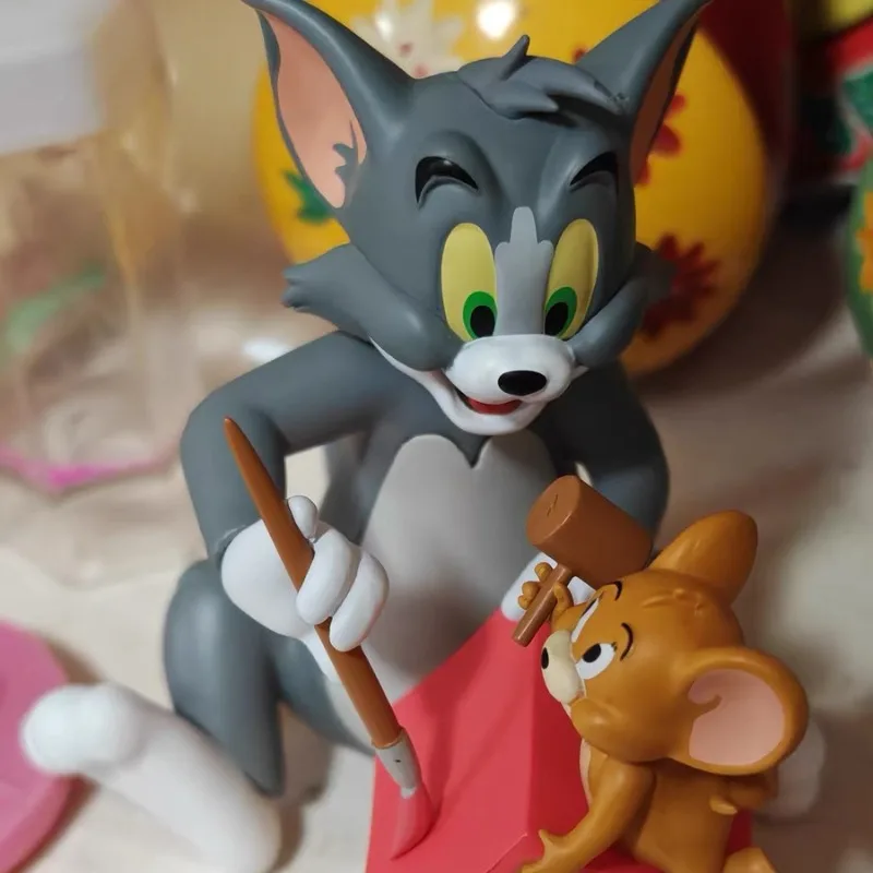 52TOYS Blind Box A Day of Tom and Jerry, Random Box, Mystery Box, Anime 1PC Action Figure Collectible Toy Desktop Decoration